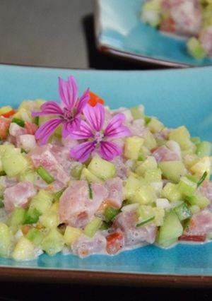 Une photo de Salade de thon frais à la tahitienne (IG bas)