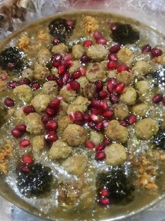 عکسی از دستور آش انار شیرازی