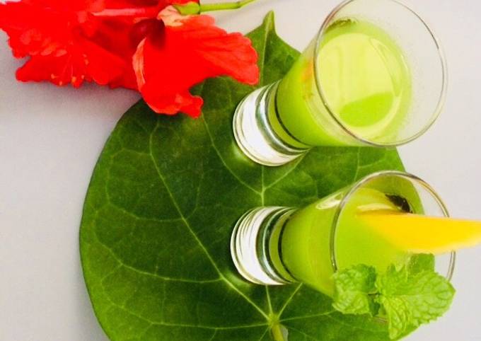 Easiest Way to Make Ultimate Mango-mint and ijamet tulsi shorts