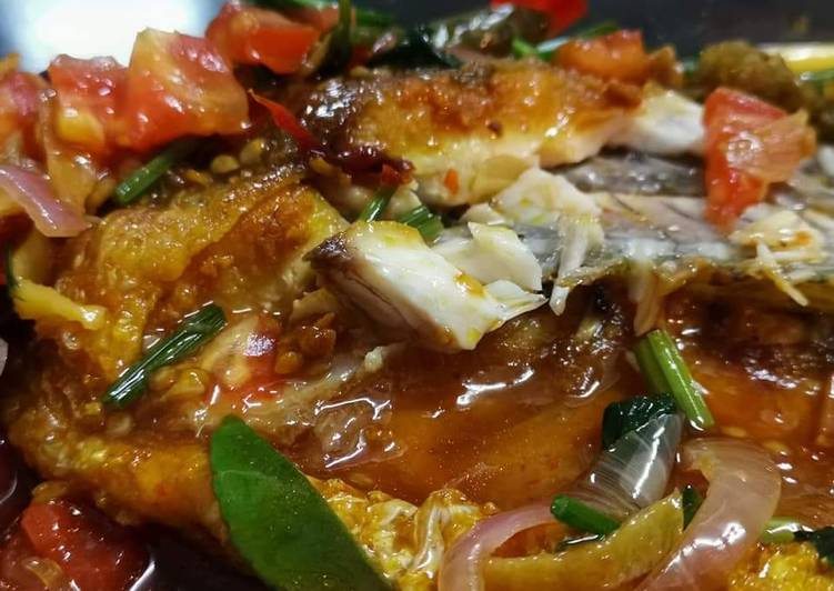 Arahan Buat Ikan Siakap 3 Rasa😋 yang Mudah