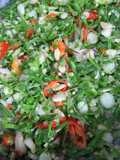Oseng daun kencur muda