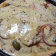 Pizza con harina leudante, alta y esponjosa💕