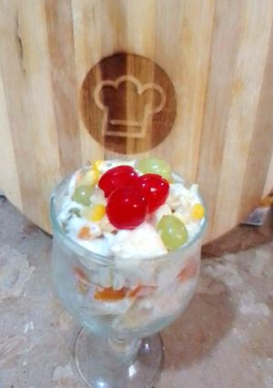 A picture of Russian salad 🥗.