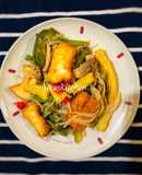 Bún gạo xào chay