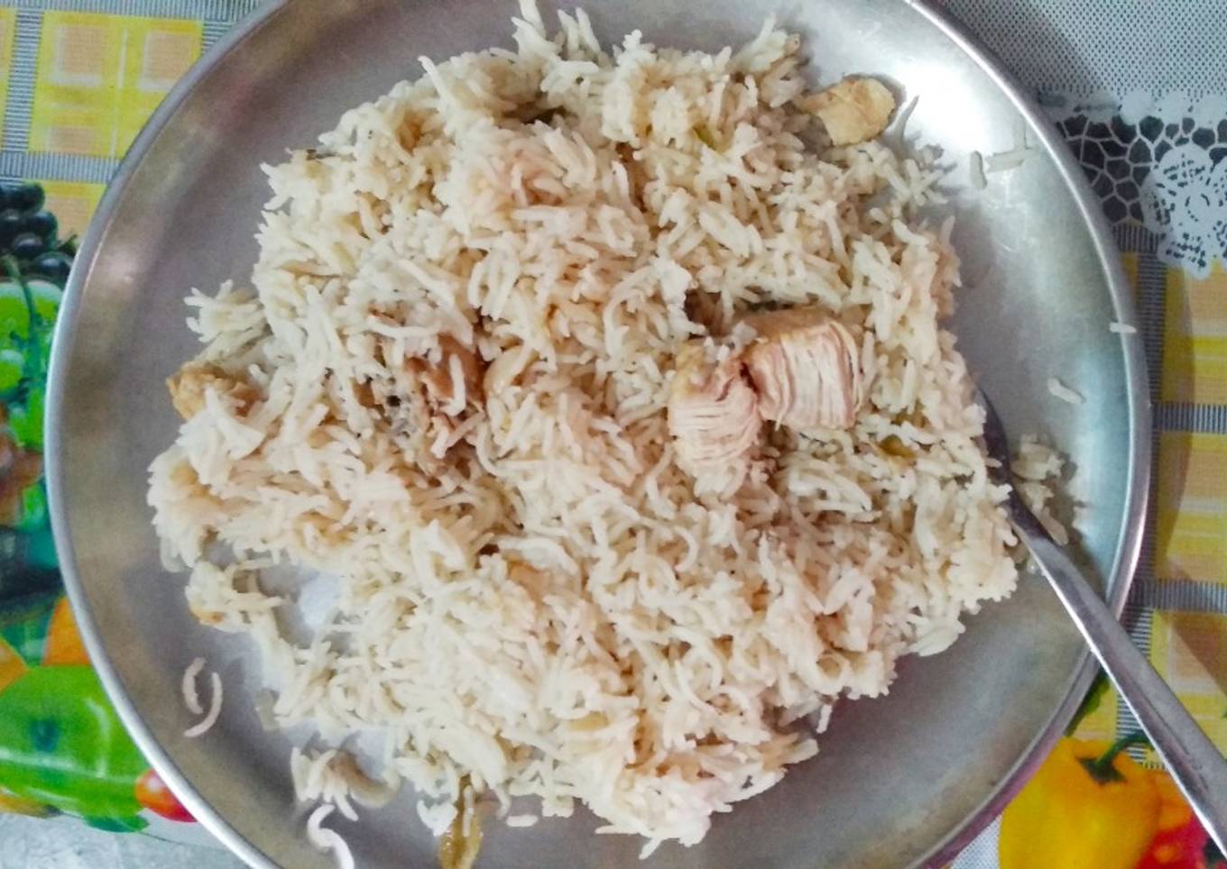 Chicken yakhni pulao