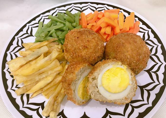 Galantine Sapi isi telur