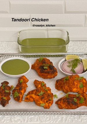 A picture of Tandoori Chicken in Oven - Authentic Recipe.