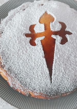 Una foto de Tarta de Santiago