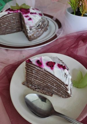 Foto resep Mille Crepes Coklat Ekonomis