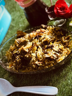 Mutton/ Lamb Biryani Rice ainihin hoton girkin