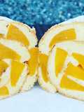 Brazo de gitano con melocotón