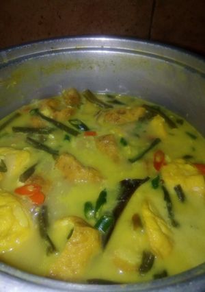 Foto resep Tahu santan pedas #day16