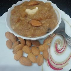 A picture of Indian Semolina Pudding.