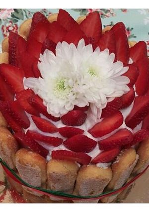 صورة لوصفة شارلوت الفراوله