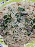 Pastas con portobello cremosas sin crema en 20 minutos