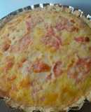 Quiche de jamón y queso. ❤️