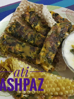 عکسی از دستور کوکو اسفناج