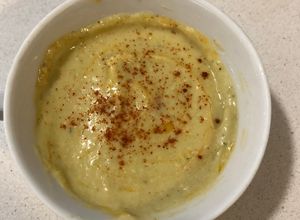 Una foto de Hummus de porotos