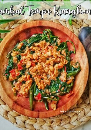 Foto resep Sambal Tempe Kangkung