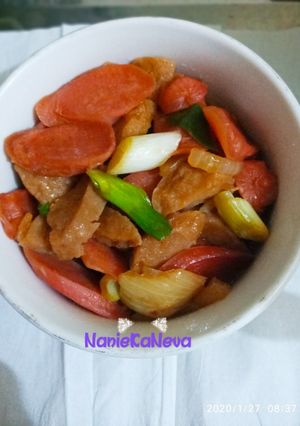 Foto resep Tumis sosis bakso saus metega