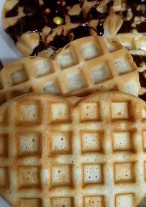 صورة لوصفة لعشاق الوافل تعالو تعالو