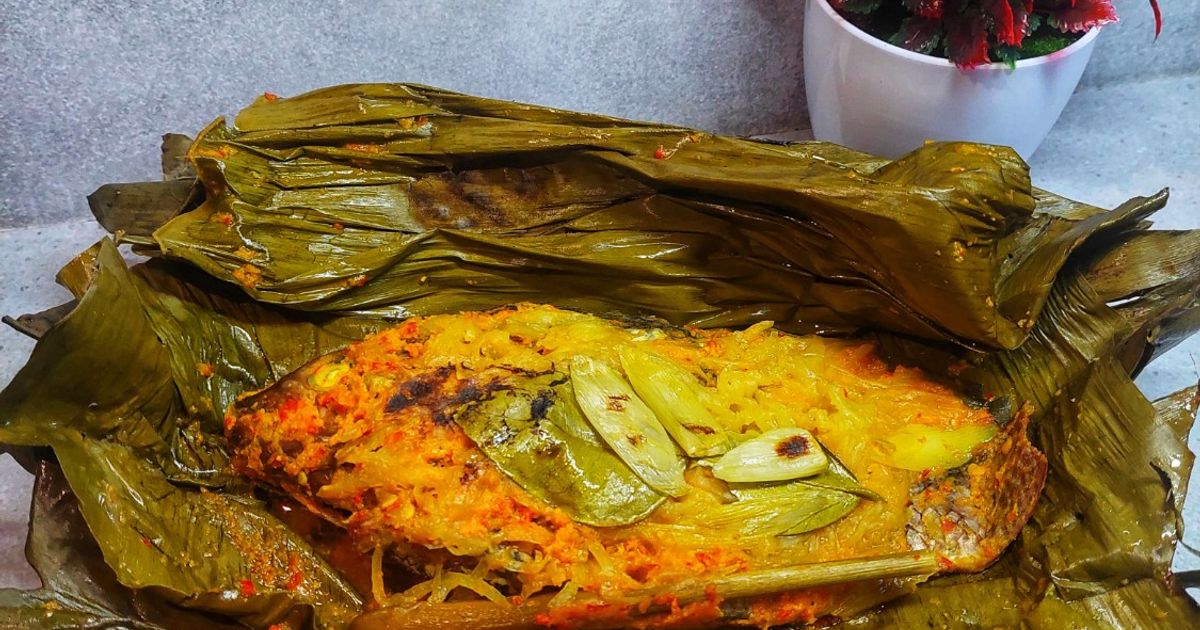 Pepes Ikan Nila Mangga Muda