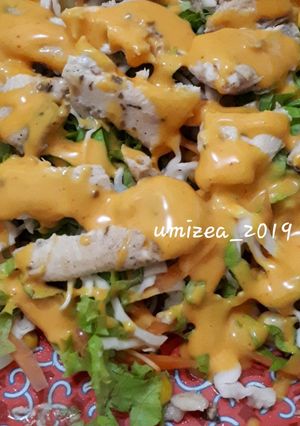 Foto resep Chicken Salad dengan Saus Mayonaise Keju