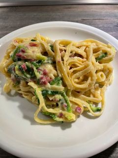 Spaghetti Carbonara mit Zoodles Rezepthauptbild