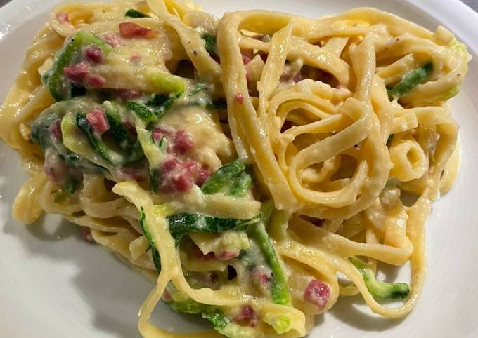 Spaghetti Carbonara mit Zoodles