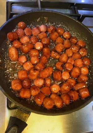 Una foto de Salchichas caramelizadas