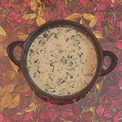 Methi matar malai A picture of Methi matar malai.