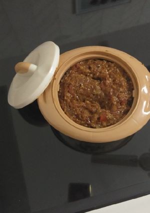 A picture of Baigen ka bharta.