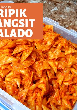 Foto resep Resep Kripik Pangsit Balado