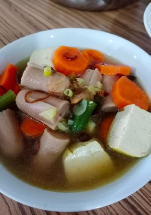 Foto resep Sup tahu sosis (ekonomis)