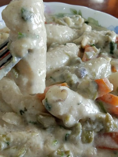 A picture of Korean rice cake.