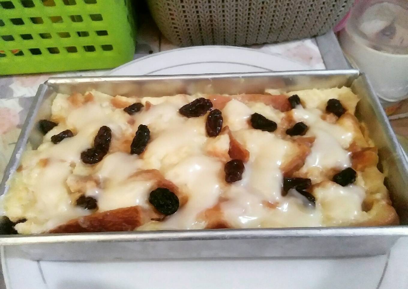 Prol roti tawar kukus keju kismis