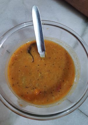 A picture of Sambhar.