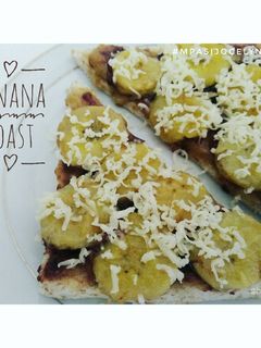 Foto resep Resep MPASI 10m+ - Banana Toast (Roti Tawar)