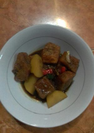 Foto resep Krecek & kentang masak kecap