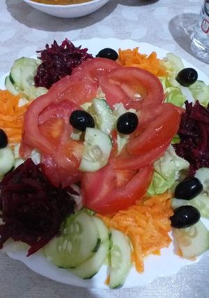 صورة لوصفة سلطة رمضانية بسيطة