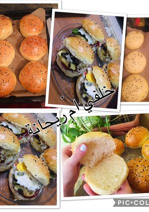 صورة لوصفة خبز همبرغر