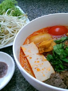 Hình của món Bún Riêu Miền Nam.
