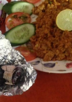 A picture of Chicken qeema #cookpadsehri.