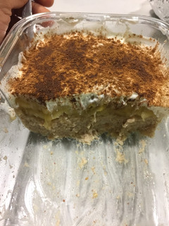 Una foto de Porridge de avena con fruta y queso batido