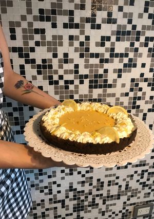 Una foto de Tarta de Limón y Chocolate