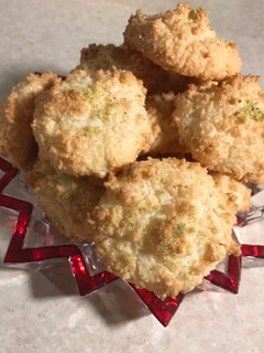 عکسی از دستور شیرینی نارگیلی🥥🥚 coconut cookies