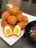 Tukneneng / kwek kwek (its like egg tempura 😁)
