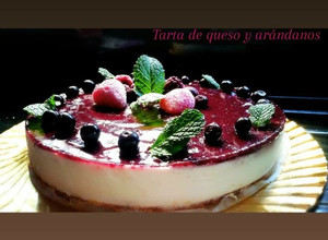 Foto principal de Tarta de queso y arándanos
