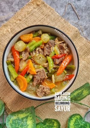 Foto resep Asem-asem Daging Belimbing Sayur