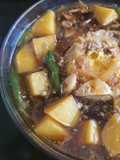 Semur Telur Ceplok Kentang (Bumbu Iris)